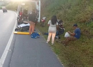 Colisão lateral entre veículos deixa ferido em rodovia de Bragança Paulista