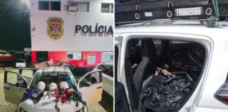 Falsos funcionários de empresa de telefonia são presos por furto de cabos em Vargem