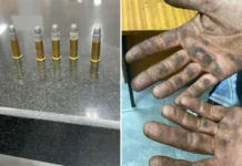 Ficou preso após ser flagrado com cinco cápsulas de calibre .22 no bolso