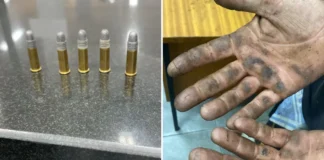 Ficou preso após ser flagrado com cinco cápsulas de calibre .22 no bolso