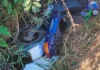 Homem fica ferido após acidente com motocicleta em estrada rural