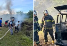 Kombi carregada com recicláveis pega fogo e família perde veículo de trabalho