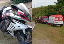 Motociclista fica gravemente ferido após perder controle e tombar na Rodovia Benevenuto Moretto