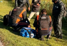 Motociclista passa mal e recebe atendimento do SAMU na Rodovia Alkindar Monteiro Junqueira