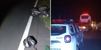 Motociclista perde controle da direção e morre após queda em Amparo