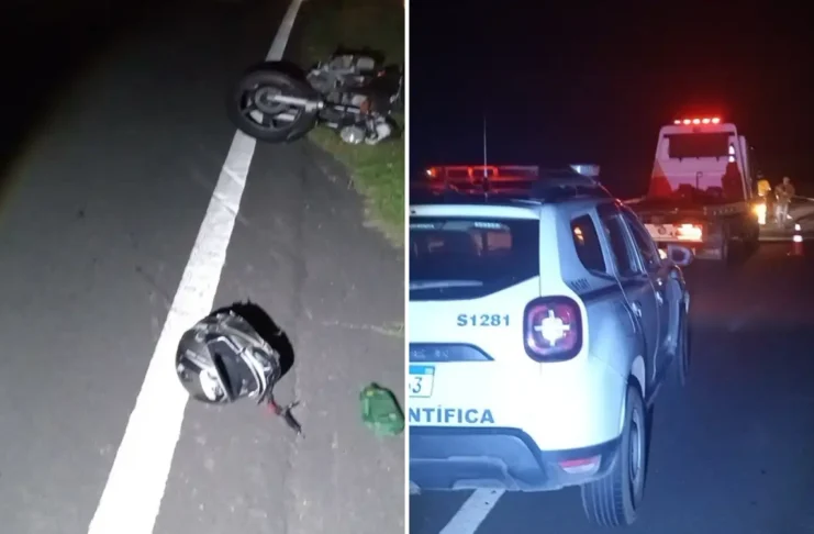 Motociclista perde controle da direção e morre após queda em Amparo