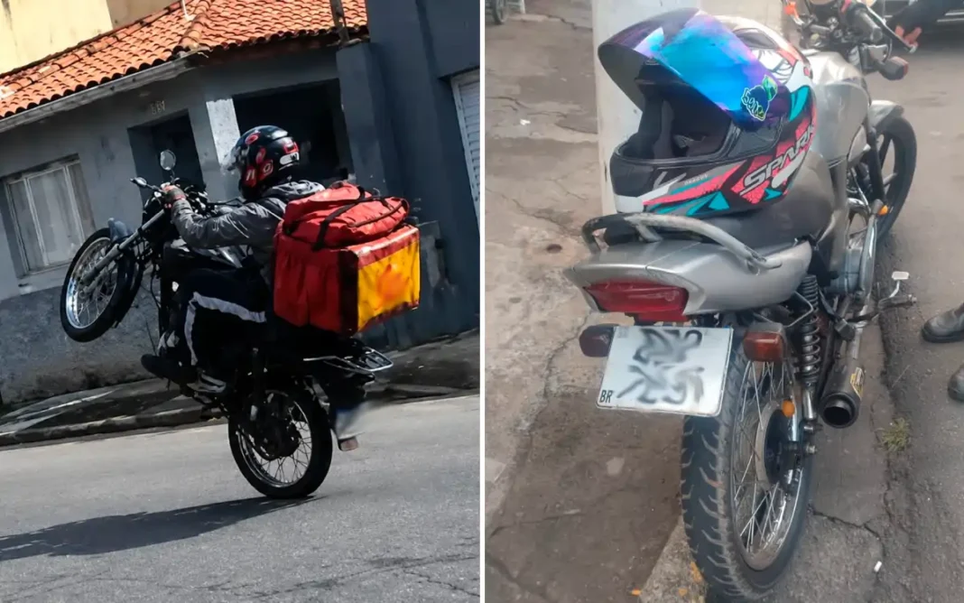 Motociclista realizando grau e moto com chassi adulterado são alvos da GCM