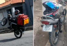 Motociclista realizando grau e moto com chassi adulterado são alvos da GCM