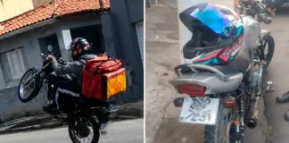 Motociclista realizando grau e moto com chassi adulterado são alvos da GCM
