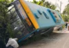 Manobra de emergência evita tragédia com ônibus em Bragança Paulista