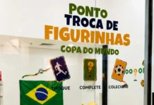 O Bragança Shopping inaugura espaço para troca de figurinhas da Copa