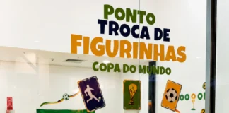 O Bragança Shopping inaugura espaço para troca de figurinhas da Copa