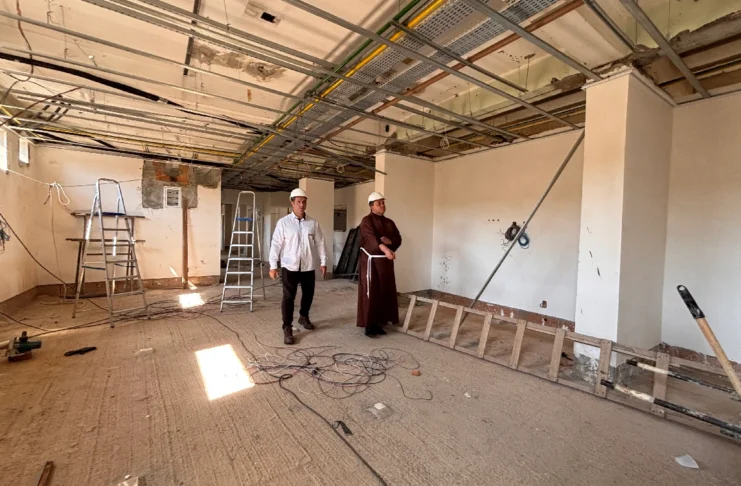 Obra da nova UTI do Hospital São Francisco atinge 70% e entra em fase final