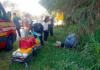 Pedestre fica gravemente ferida após atropelamento em rodovia