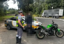 Policiamento Rodoviário prende motociclista por tráfico de drogas na SP-360