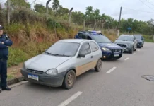 Veículo dublê com registro de furto é apreendido pela GCM no bairro São José