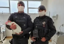 A ocorrência mais especial do dia: policiais ajudam no nascimento de Maria Alice