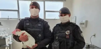 A ocorrência mais especial do dia: policiais ajudam no nascimento de Maria Alice