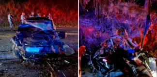 Acidente durante perseguição policial deixa dois mortos em Bragança Paulista