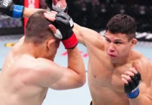 Bragantino Jean Matsumoto vence no UFC Azerbaijão e supera rival do Cazaquistão