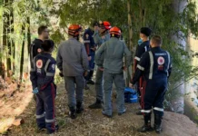 Corpo encontrado sob ponte mobiliza Bombeiros, SAMU e Polícia Militar