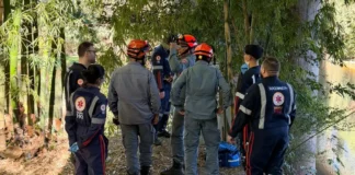 Corpo encontrado sob ponte mobiliza Bombeiros, SAMU e Polícia Militar
