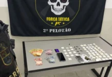Força Tática prende homem por tráfico de drogas no bairro Cruzeiro