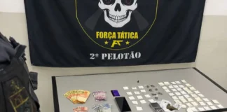 Força Tática prende homem por tráfico de drogas no bairro Cruzeiro