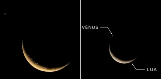 Fotógrafo registra encontro entre Lua e Vênus em espetáculo que encantou observadores do céu