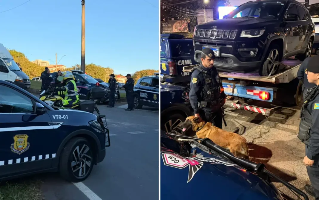 Fuga por vários bairros termina com tiros e prisão de motorista