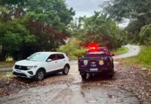 Guarda Municipal localiza veículo abandonado às margens da Rodovia Benevenuto Moretto