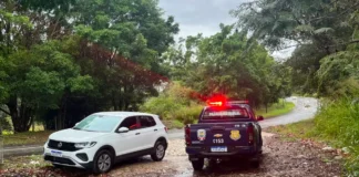 Guarda Municipal localiza veículo abandonado às margens da Rodovia Benevenuto Moretto