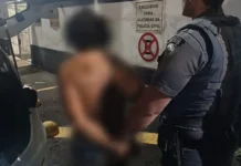 Homem investigado por estupro é preso após duas horas de buscas em área de mata