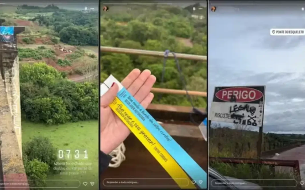 Jovem morta após salto de rope jump sem corda fez post antes do acidente