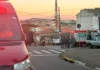Motorista perde o controle da direção e colide contra poste na Zona Norte de Bragança Paulista