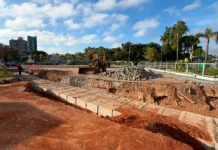 Obra de recuperação avança para nova etapa no Terminal Urbano de Bragança Paulista
