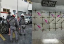 Polícia Militar apreende mais de 100 porções de cocaína em bar e conduz mãe e filho em Serra Negra