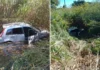 Veículo em meio ao lodo chama a atenção de motoristas em rodovia de Bragança Paulista