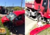 Acidente na Rodovia Capitão Barduíno deixa motorista ferida; cãozinho também recebe atendimento