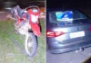 Acidente na Rodovia Capitão Barduino termina com motociclista ferido