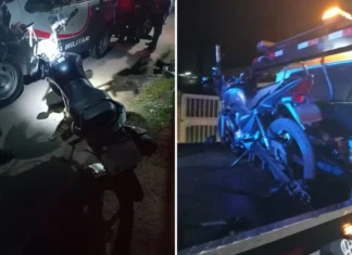 Após fugir da GCM, motociclista é interceptado e detido pela PM em Vargem