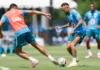 Brasil treina sob forte calor e define equipe para enfrentar a Noruega nas oitavas