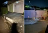 Caminhão enrosca em fios de telecomunicações e derruba postes no Jardim Sevilha, em Bragança Paulista