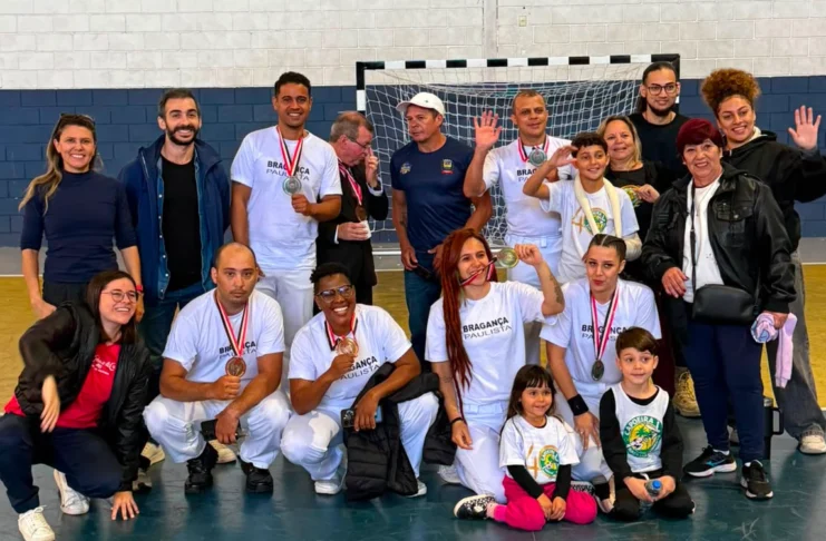 Capoeira de Bragança conquista sete medalhas e fica no pódio dos Jogos Regionais