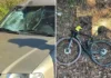 Ciclista é atropelado em rodovia durante evento regional de ciclismo