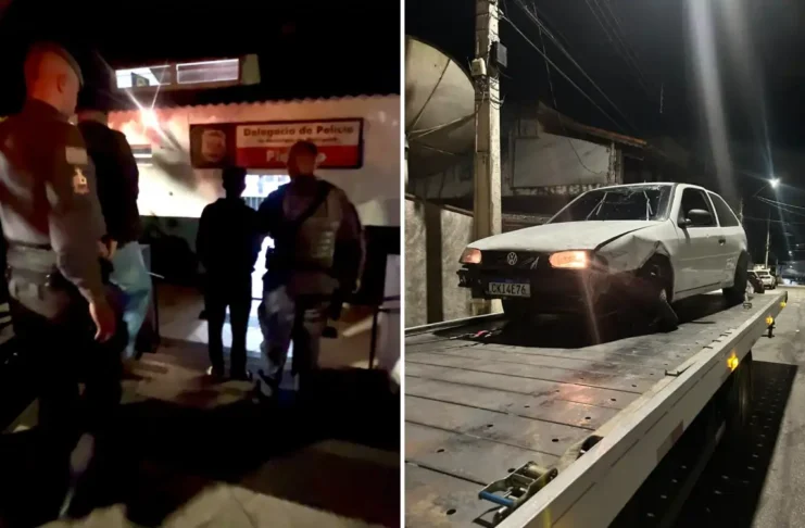 Dois homens são presos após perseguição com veículo furtado em Mairiporã