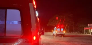 Homem é atropelado na Rodovia Alkindar Monteiro Junqueira e é socorrido à Santa Casa