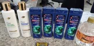 Homem é preso após tentar furtar xampus e Corote em supermercado