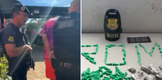 Homem tenta escapar da ROM e acaba preso em flagrante por tráfico