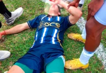 Jogador do Sparta Villa sofre agressão durante partida do Campeonato Amador e segue internado